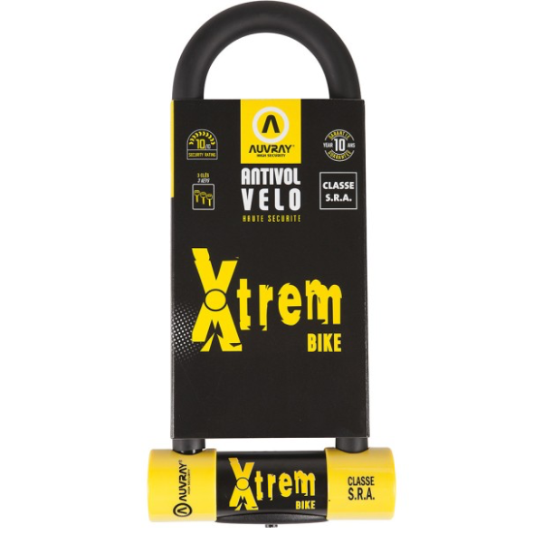 Antivol vélo U Auvray -  XTREM BIKE - 80 X 250 - FUB 2.0 / SRA