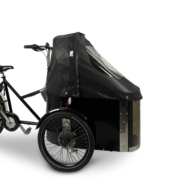 Rain Canopy - Vélo cargo Nihola Family - Clarjis - Matt Black
