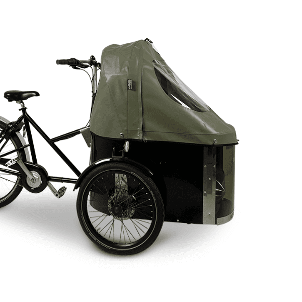 Rain Canopy - Vélo cargo Nihola Family - Clarjis - Matt Olive